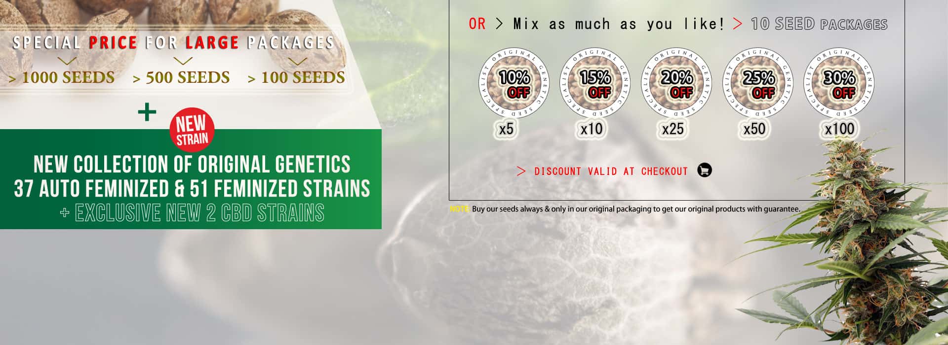 Bulk Seed Bank