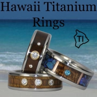 Hawaii Titanium Rings