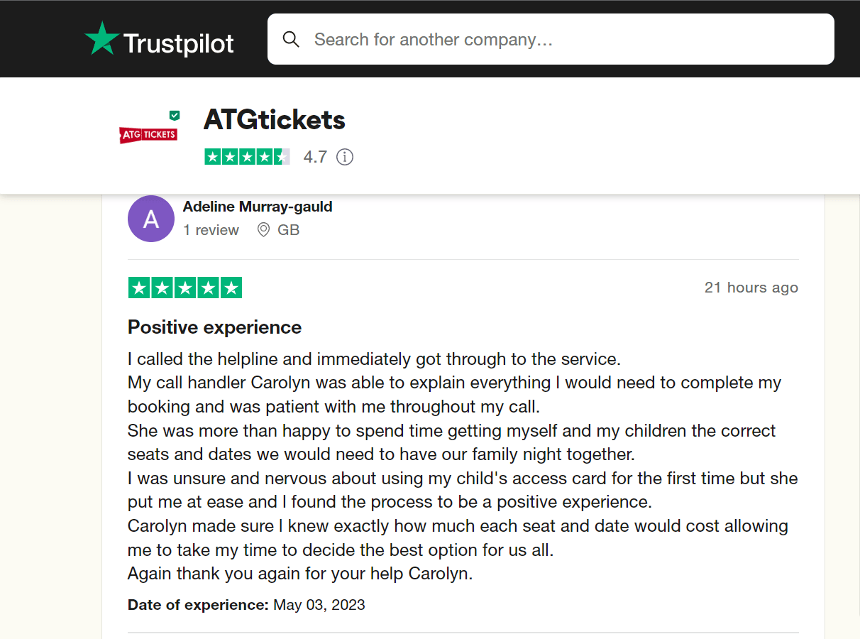 ATG Tickets Review 7