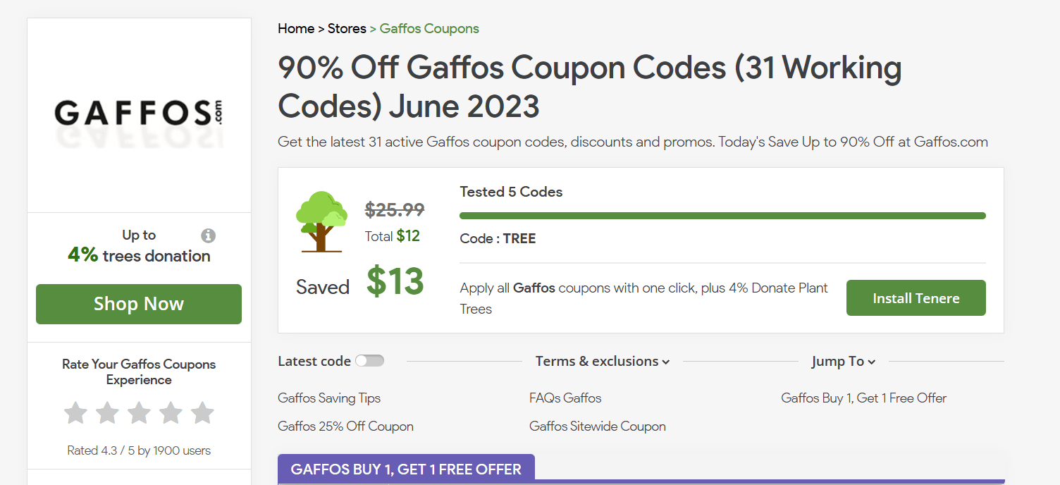 Gaffos discount 3