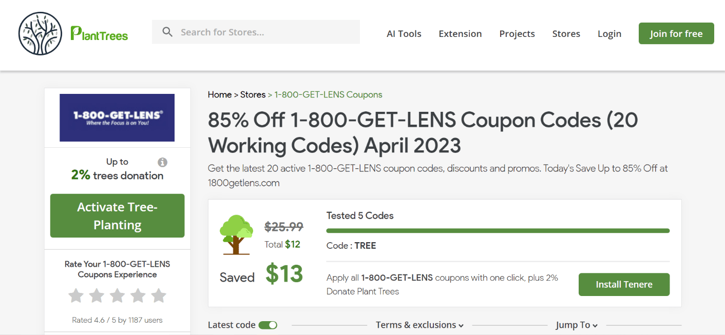 How To Use 1-800-GET-LENS Discount Codes 3