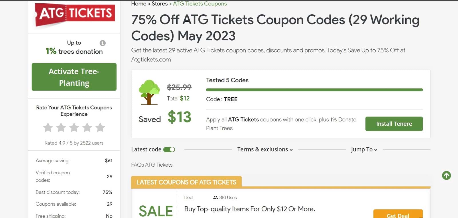 How To Use ATG Tickets Discount Code 3
