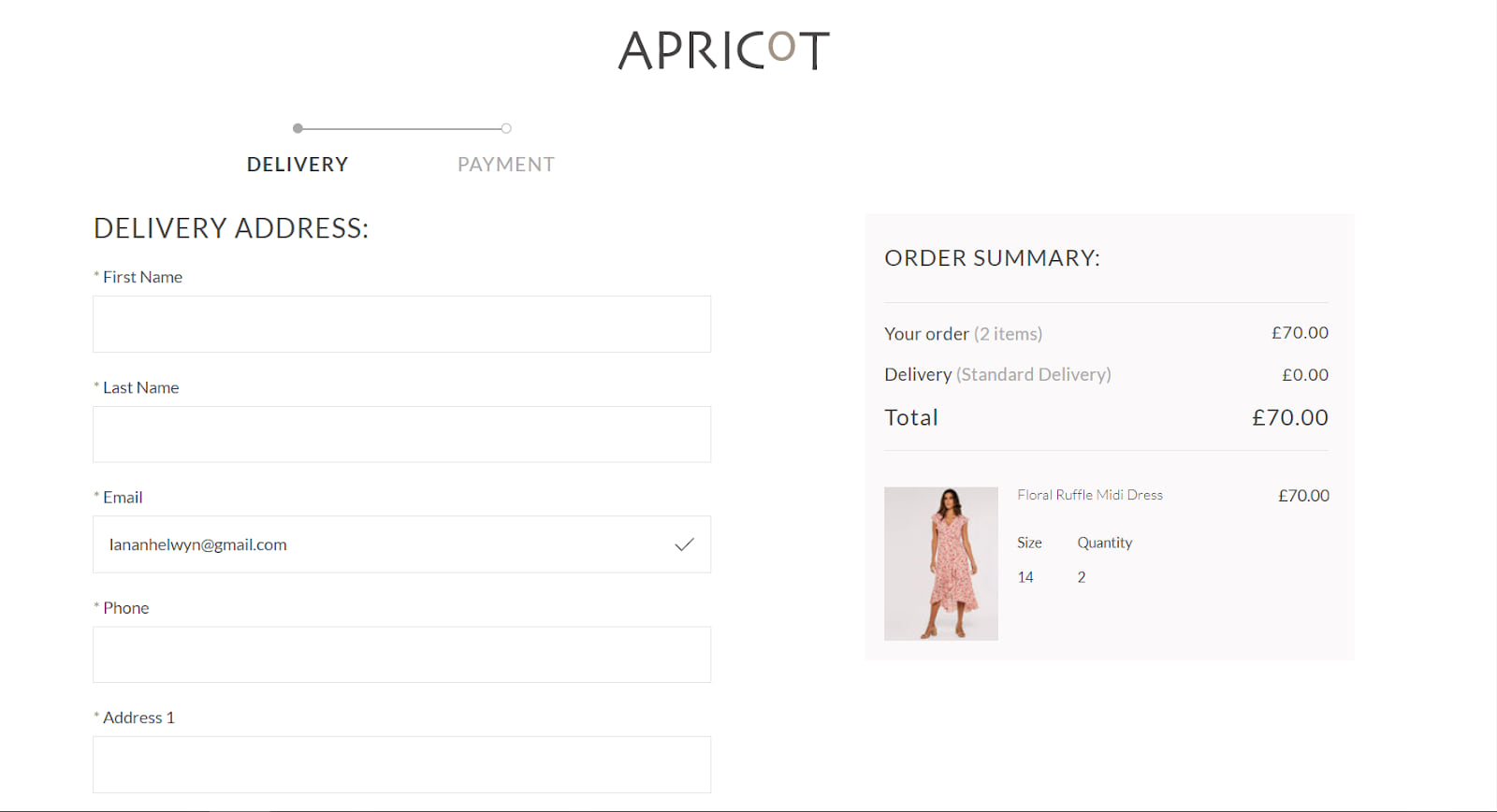 How To Use An Apricot Online Promo Code 2