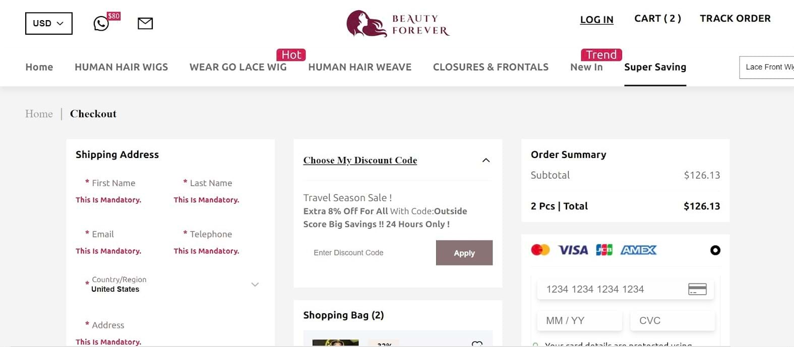 How To Use Beautyforever Discount Code 2