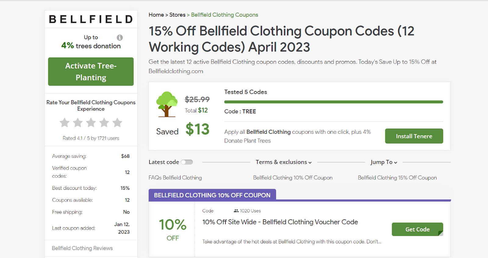 How To Use Bellfield Clothing Discount Code 1