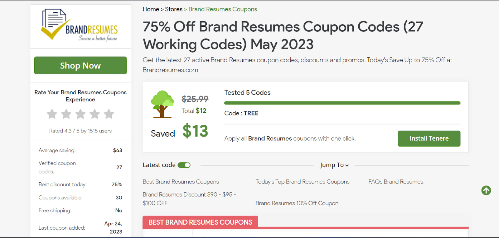 How To Use Brand Resumes Discount Code 3