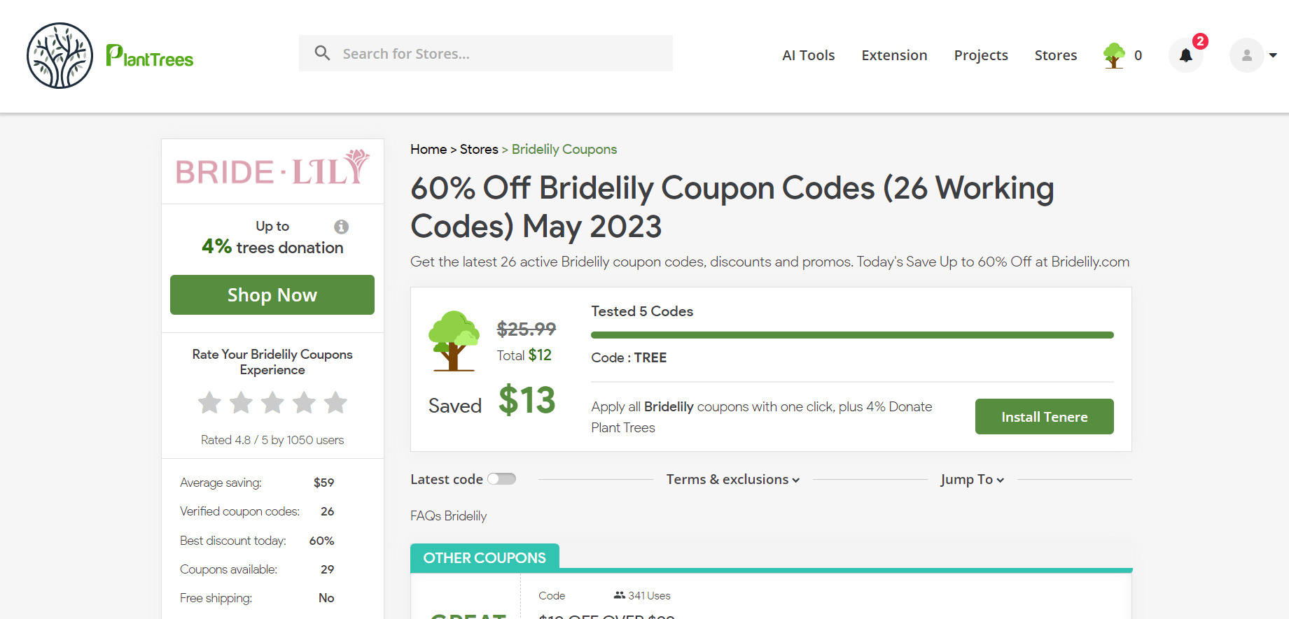 How To Use Bridelily Discount Code 2