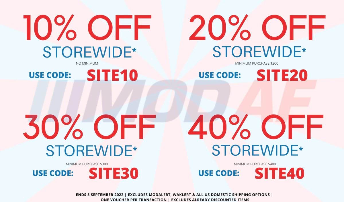 How To Use ModAF Discount Code 2