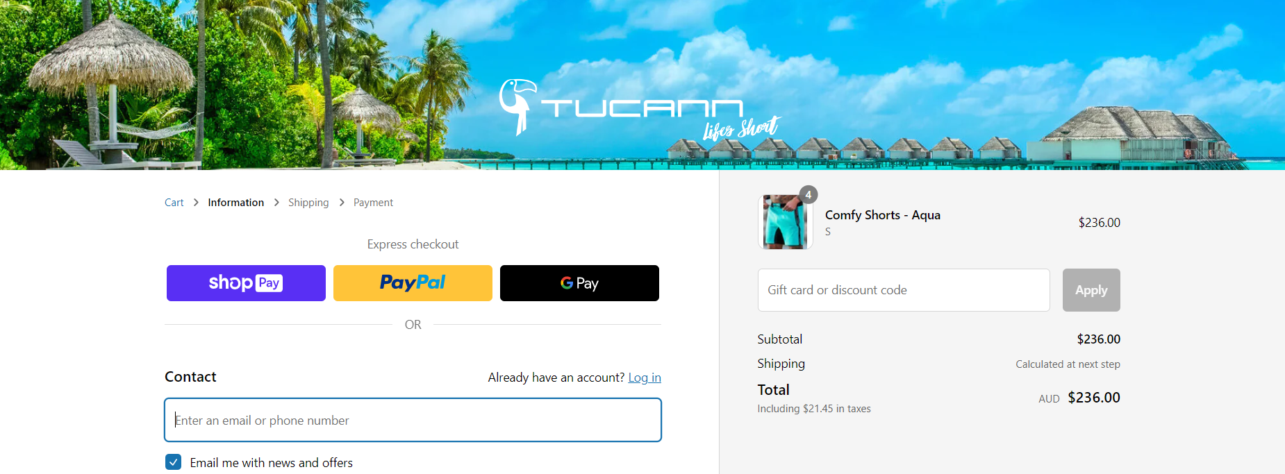 How To Use Tucann AU Promo Code 1