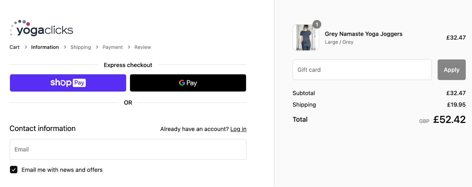 How To Use Yoga Clicks Discount Code 2