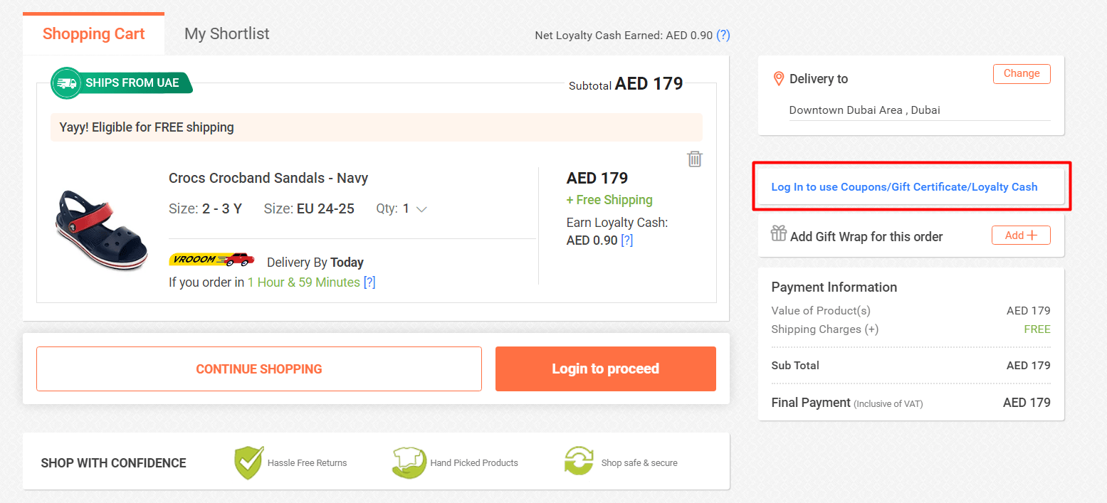 How to use Firstcry.Ae coupon code 3