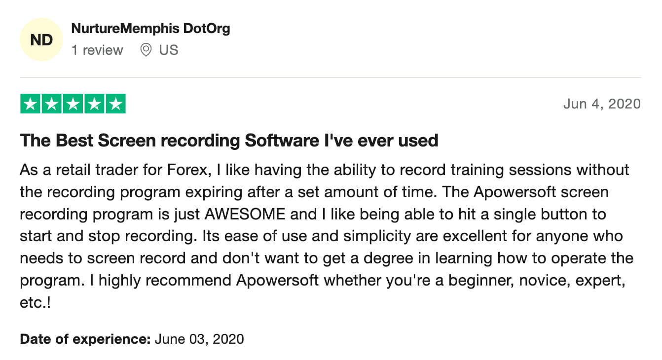 Apowersoft reviews from customers