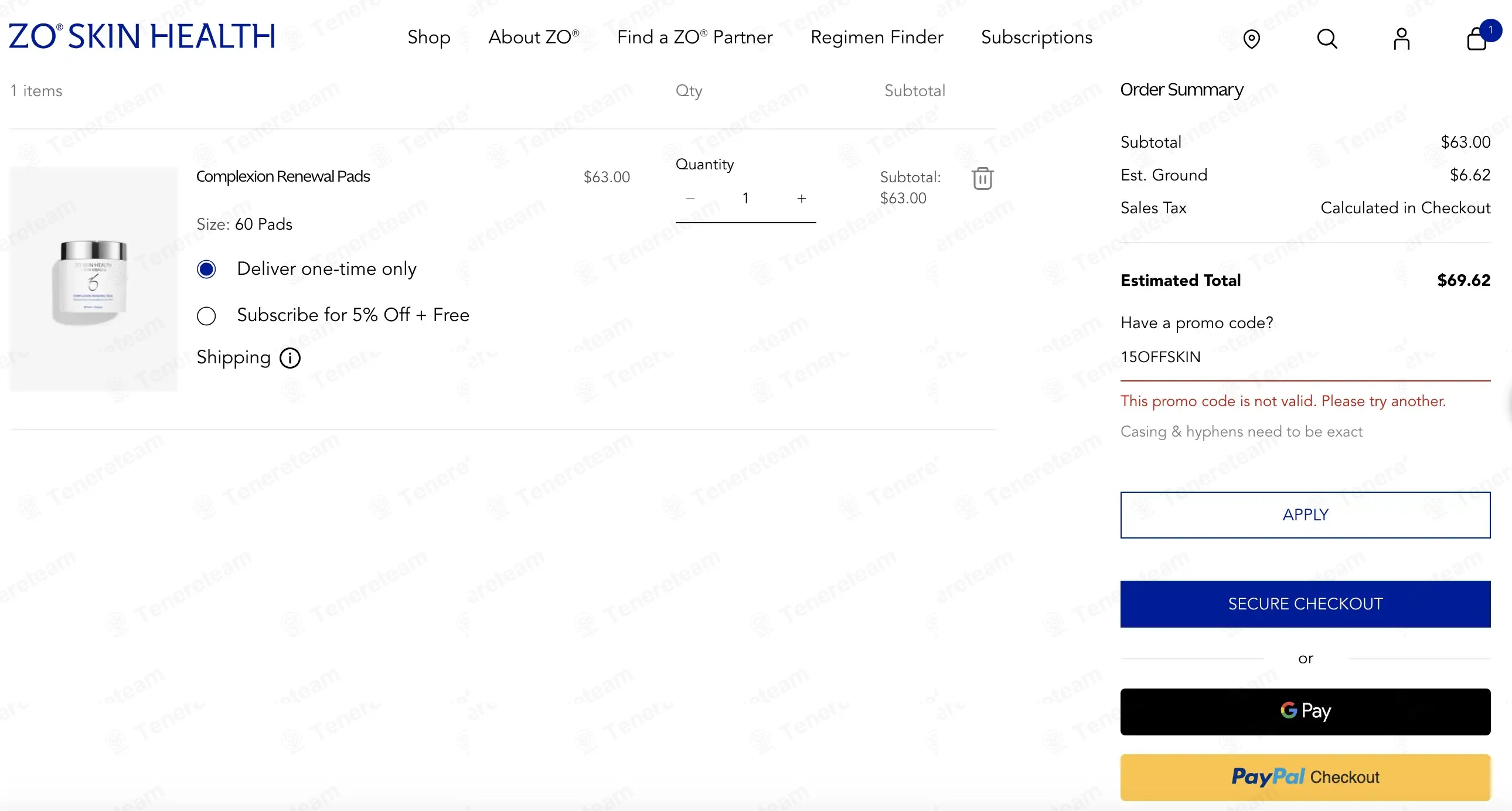 Zo Skin Health apply coupon code