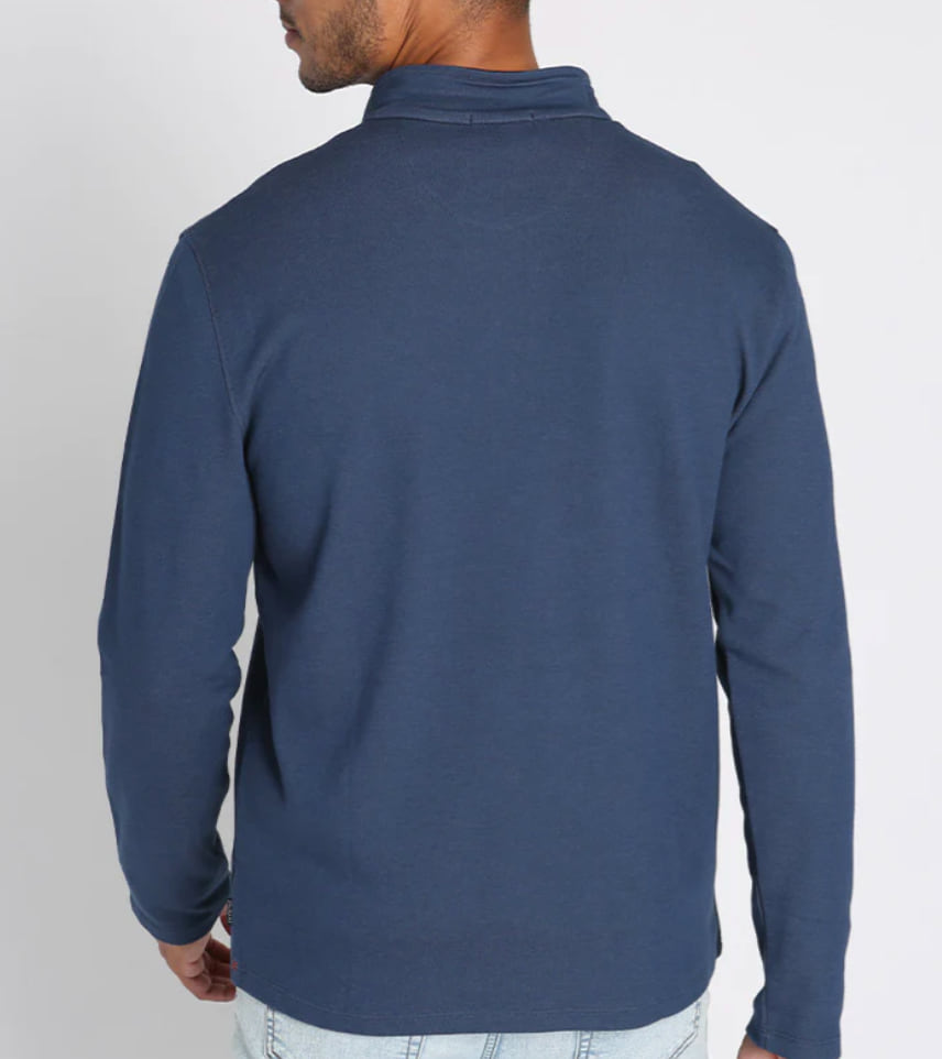Jachs NY Quarter Zip Cotton Modal Pullover
