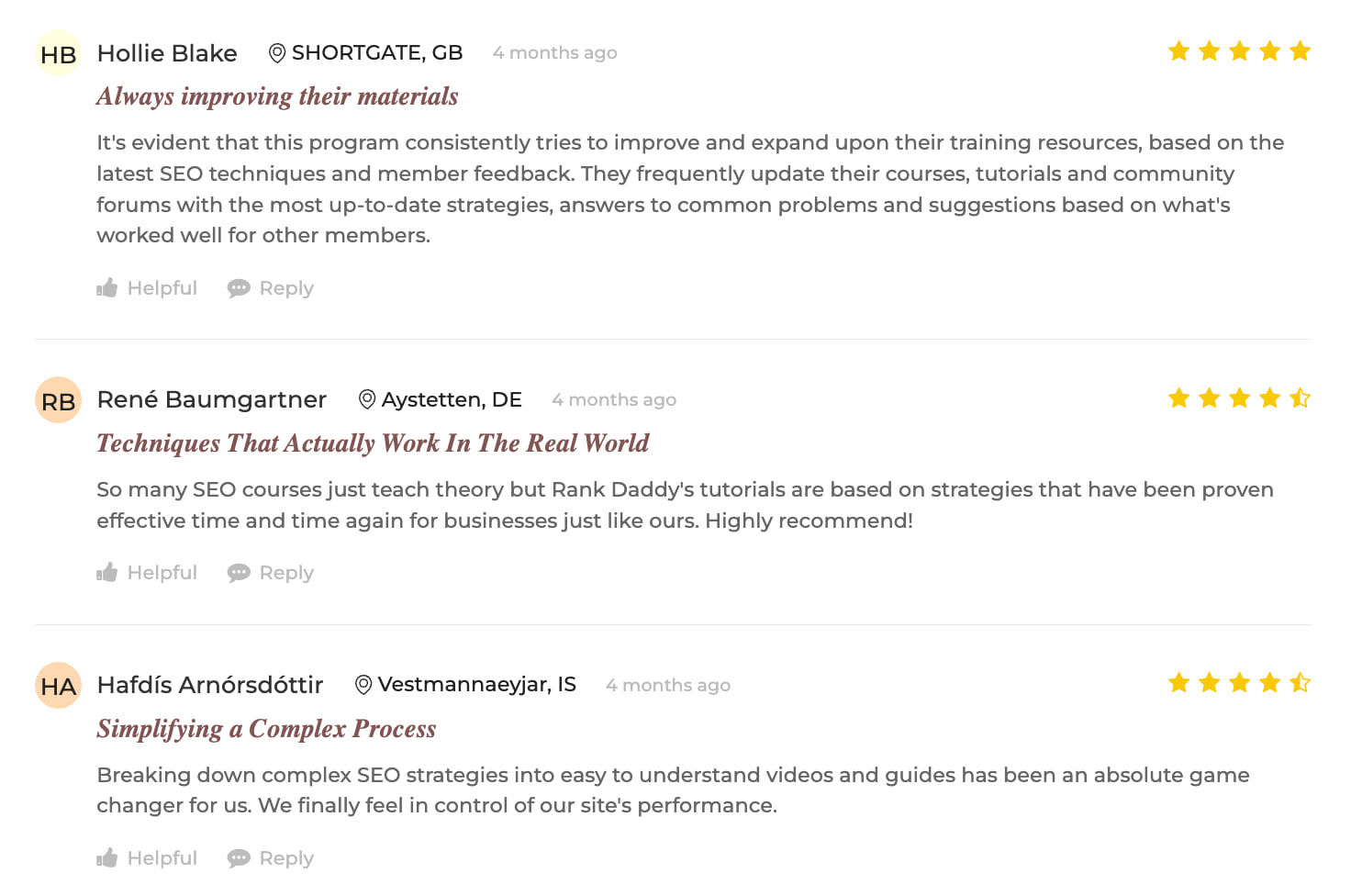 Rank Daddy reviews from customers